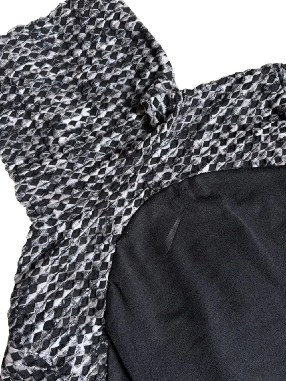 Nike Pro Hyperwarm Long Sleeve Training Top (Black & White) - Small
